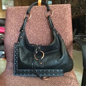 Black leather Purse